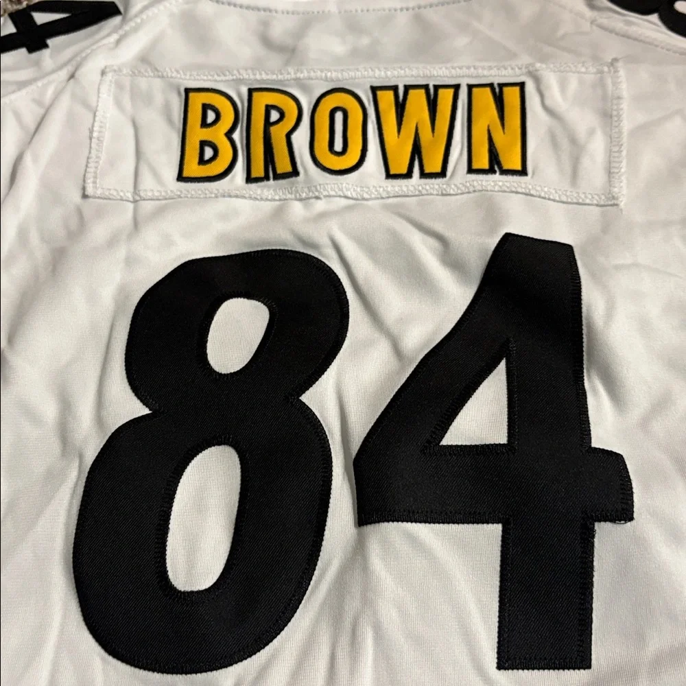 Kids NFL Nike number 84  Antonio Brown Pittsburgh Steelers NFL Jerseys —-size Xl - Picture 6 of 8